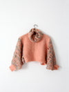 vintage crotchet sweater