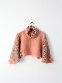 vintage crotchet sweater