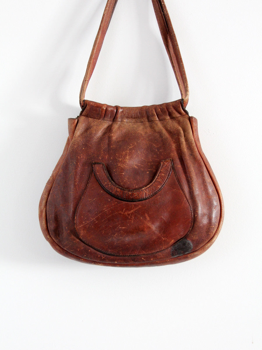 vintage 70s leather hobo bag – 86 Vintage