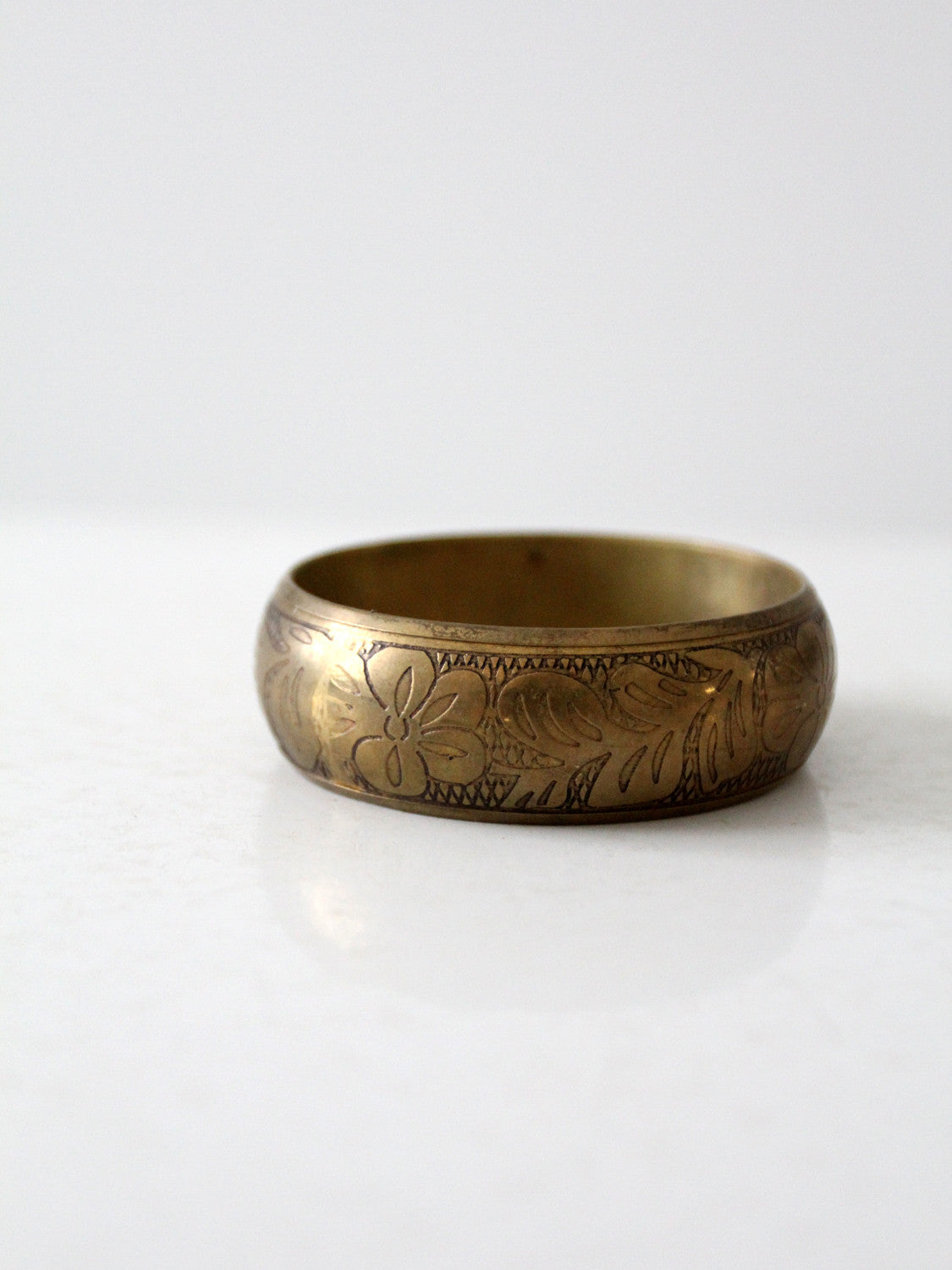 vintage brass bangle