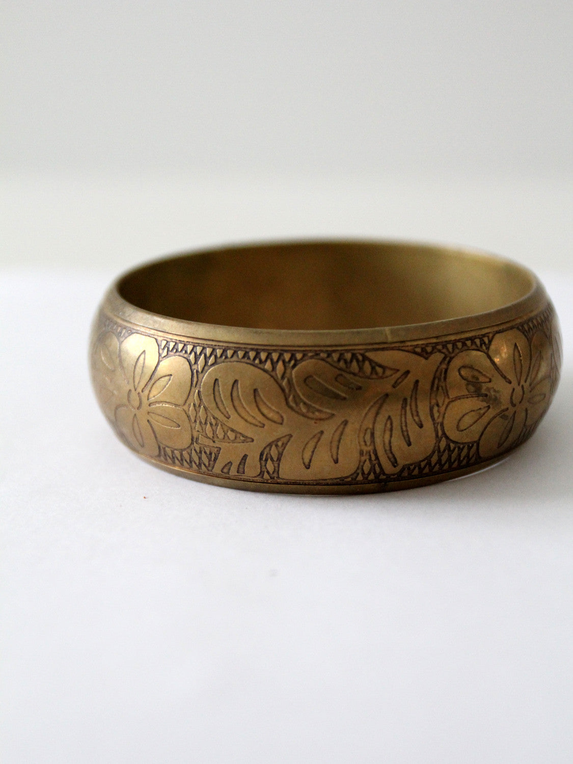 vintage brass bangle