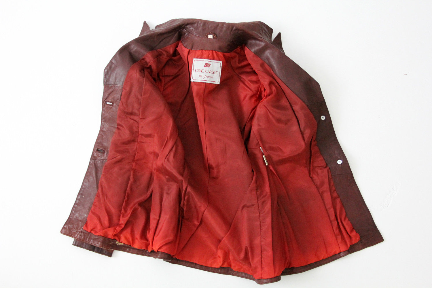 vintage Crae Carlyle leather jacket