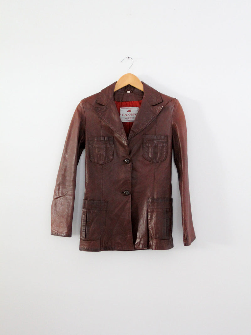 vintage Crae Carlyle leather jacket