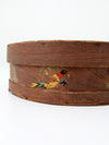 antique folk art cheese box