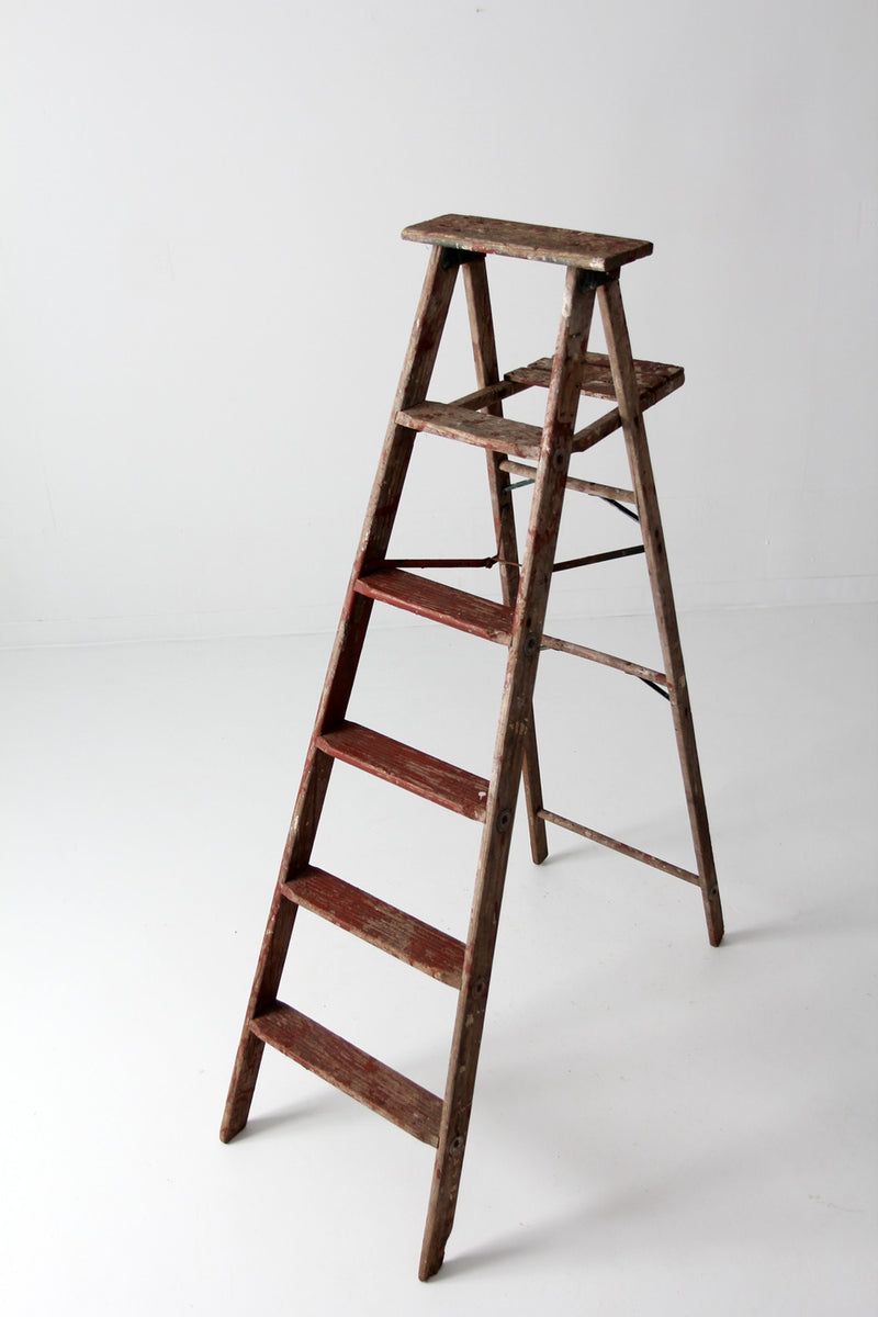 vintage painter's ladder