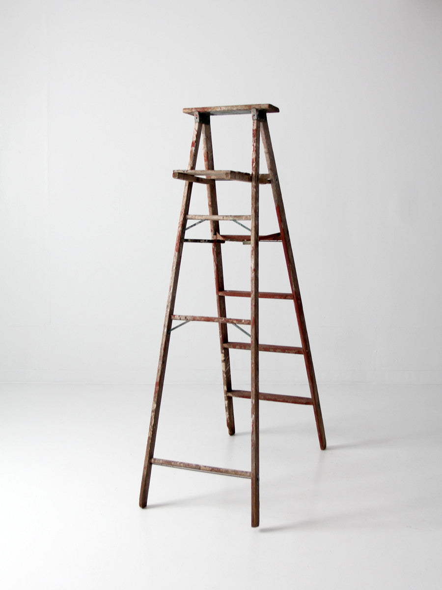 vintage painter's ladder