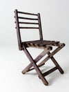 vintage children's folding chair