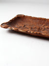 vintage Syroco style floral tray