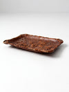 vintage Syroco style floral tray
