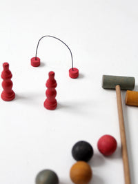 vintage table croquet game 