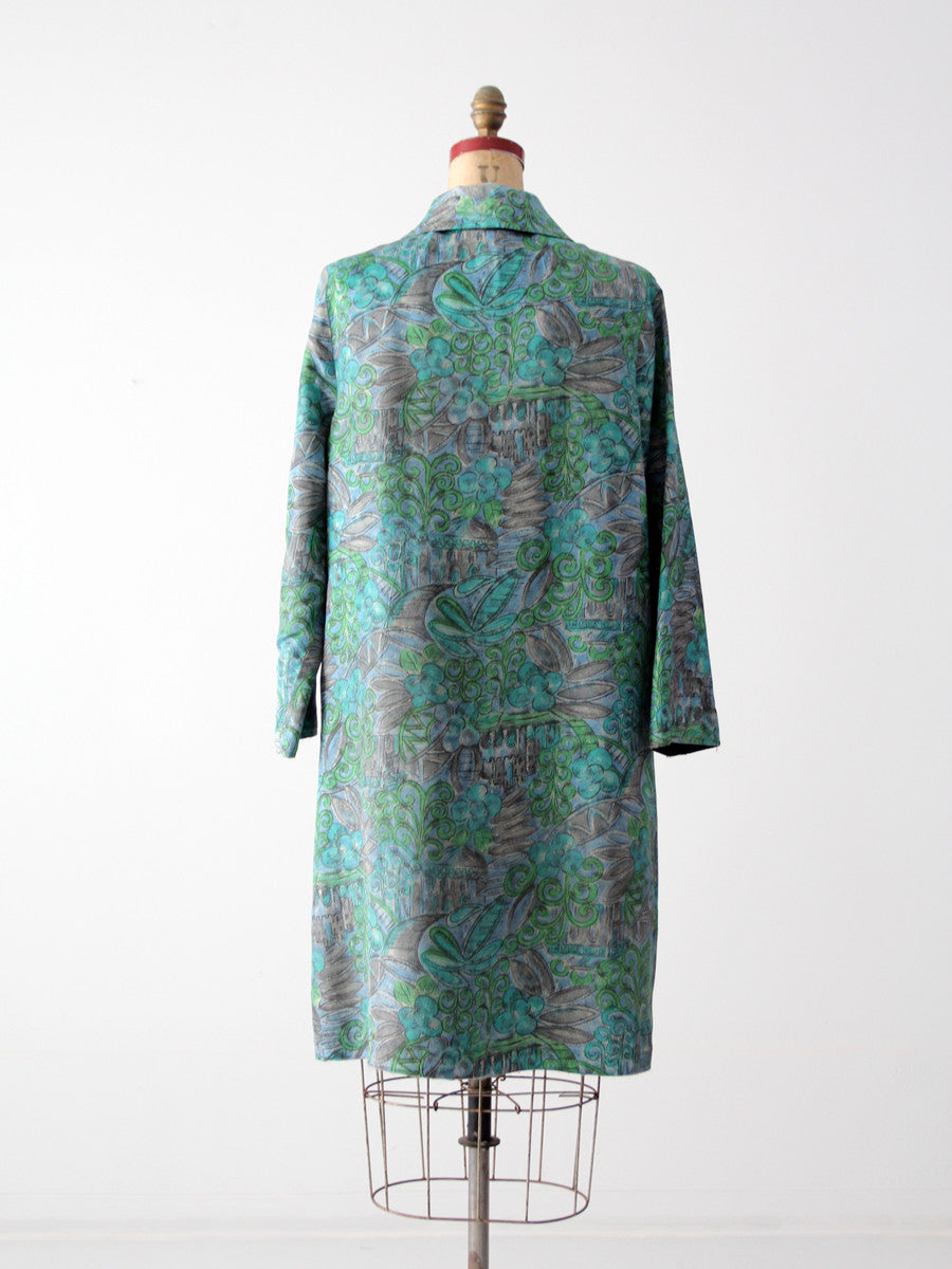 vintage 60s reversible raincoat