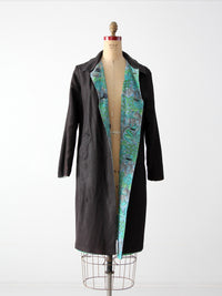 vintage 60s reversible raincoat