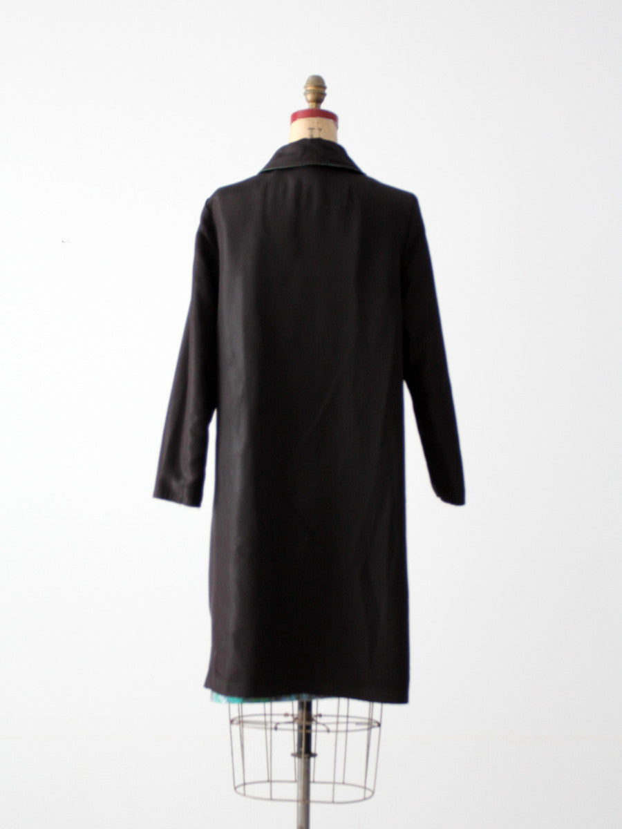 vintage 60s reversible raincoat