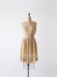 vintage 60s floral dress