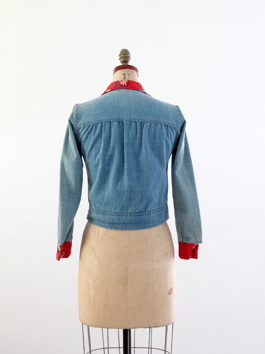vintage 70s patchwork denim jacket – 86 Vintage
