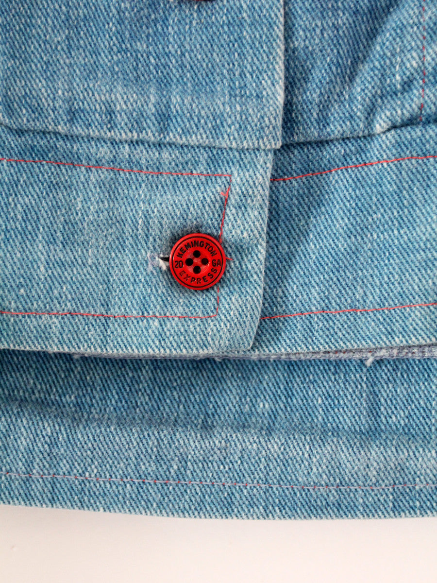 Lee Vintage 60s 70s Rider Denim Jean Jacket Patchwork