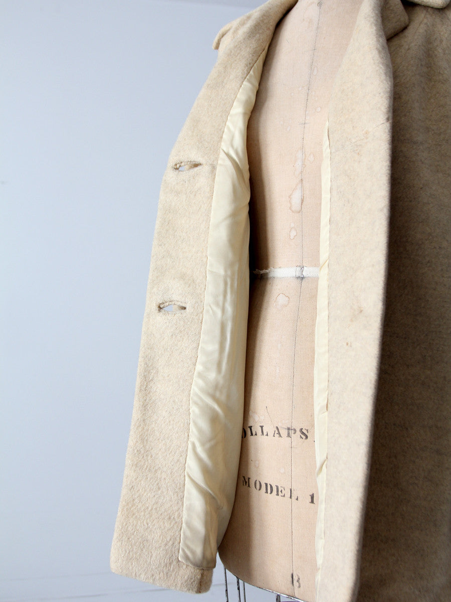 vintage wool blanket coat
