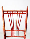 antique tall spindle back chair