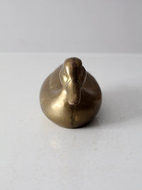 mid century brass duck