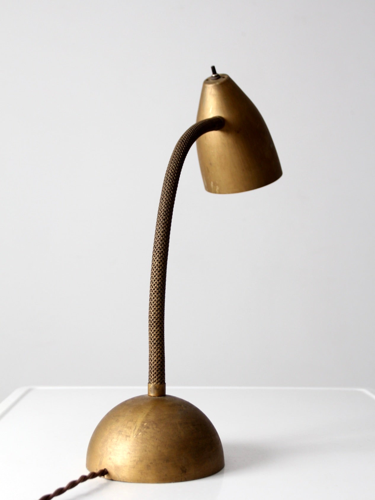 mid-century gooseneck table lamp
