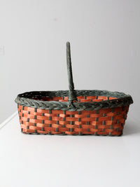 vintage wicker basket