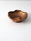 vintage Gregorian copper bowl