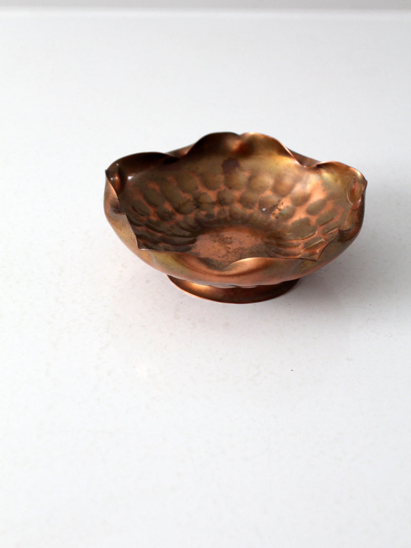 vintage Gregorian copper bowl