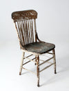 antique spindle back chair