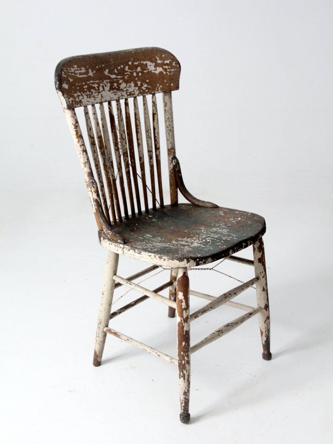 antique spindle back chair