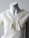 vintage white lace blouse