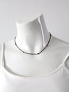 vintage silver tone chain necklace