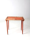 antique painted wood folding table