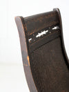 antique American rustic rocking chair