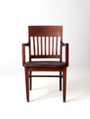 antique wooden library chair