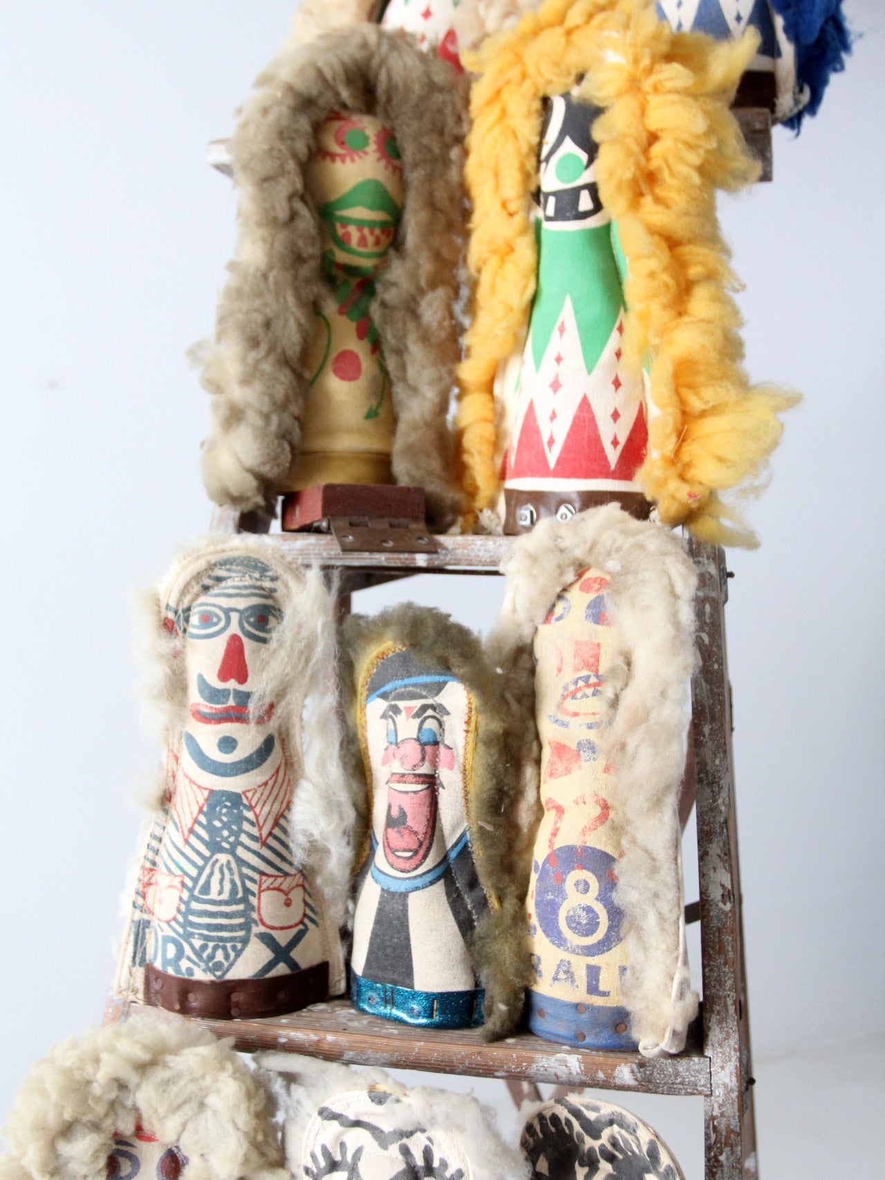 carnival knock down dolls circa 1930 – 86 Vintage