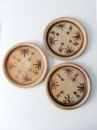 1980s Tygart River Pottery serving dishes set