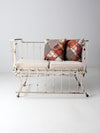 vintage iron daybed