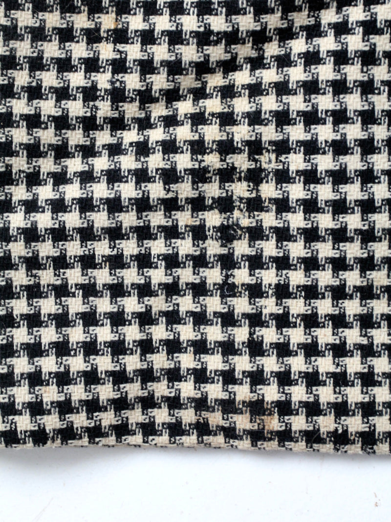 vintage 60s houndstooth skirt