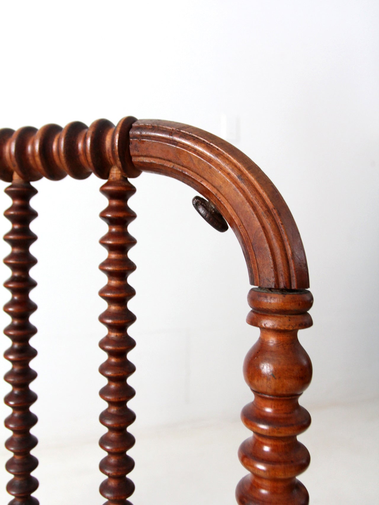 antique Jenny Lind style wood bed frame – 86 Vintage