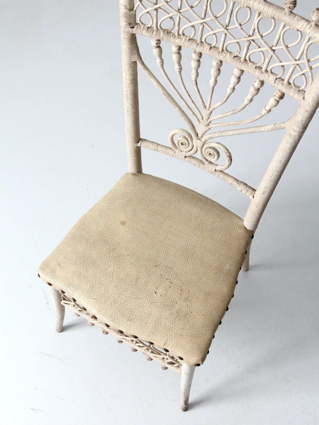 antique wicker chair