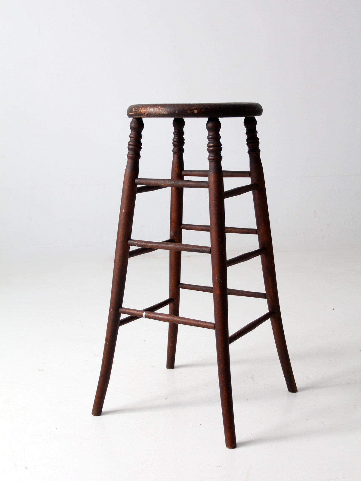 antique wooden stool