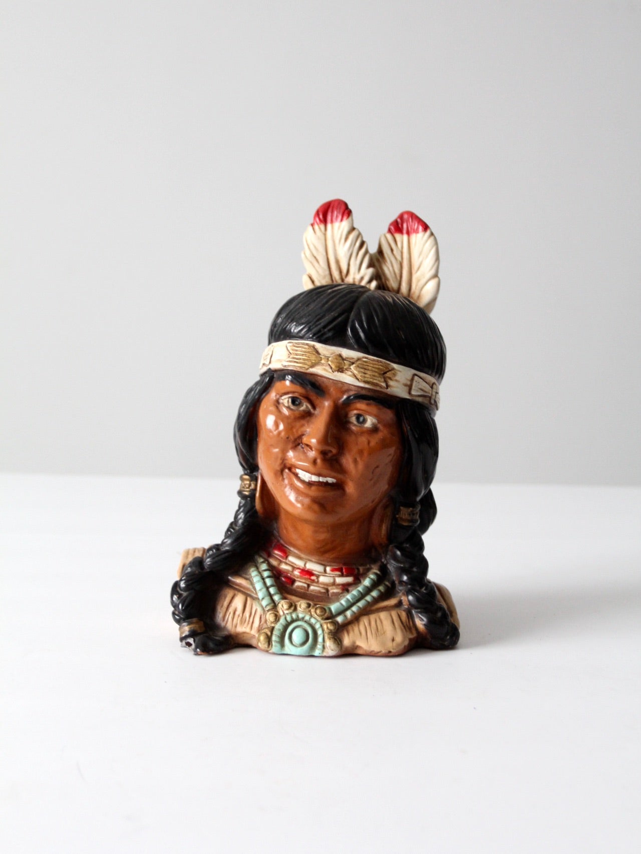 American Indian bust ca. 1974
