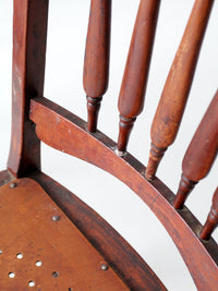 antique wooden dining chairs set/4