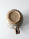 vintage studio pottery pitcher