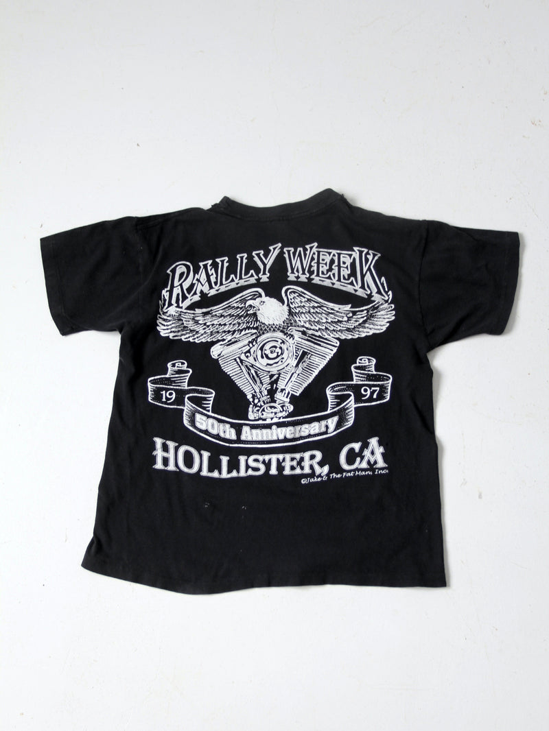 vintage 1997 Hollister rally week t-shirt