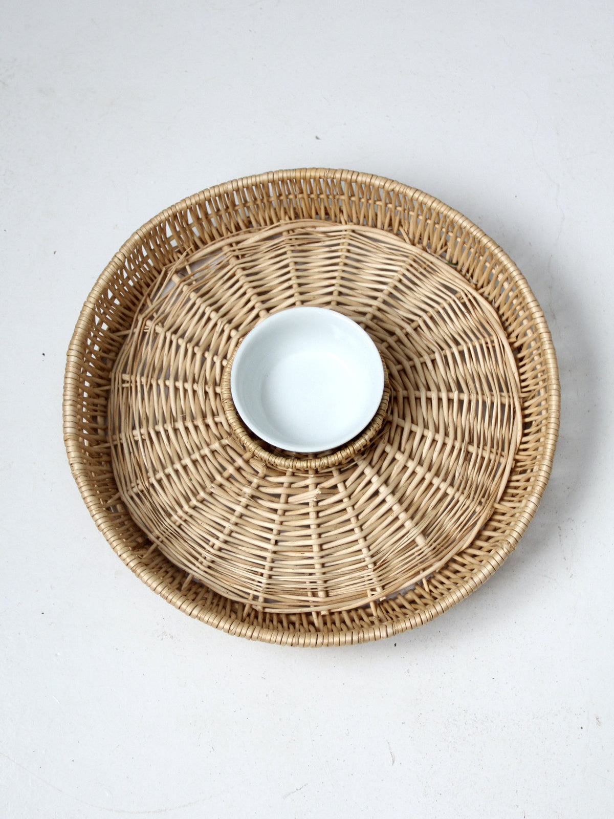 Woven Ceramic Triple Dip Set