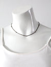 vintage silver tone chain necklace