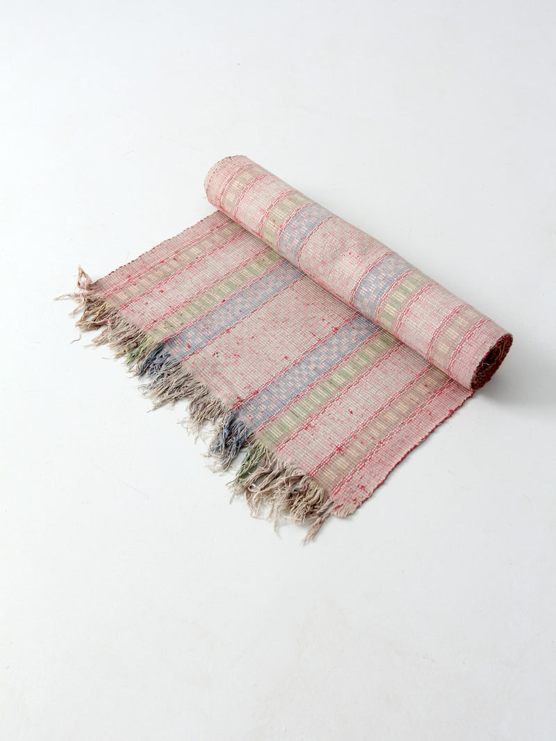 vintage Scandinavian rag rug