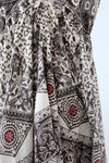 vintage 70s boho halter dress