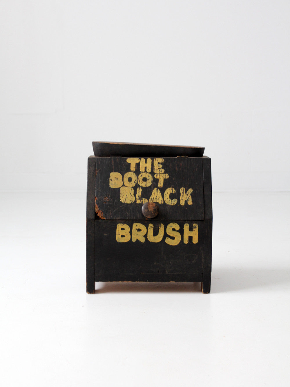 vintage shoe shine box